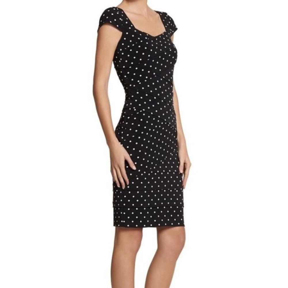 Instantly Slimming Polka Dot Dress Pinup Retro 6